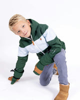 Kids Waterproof Mitten in Ivy Green