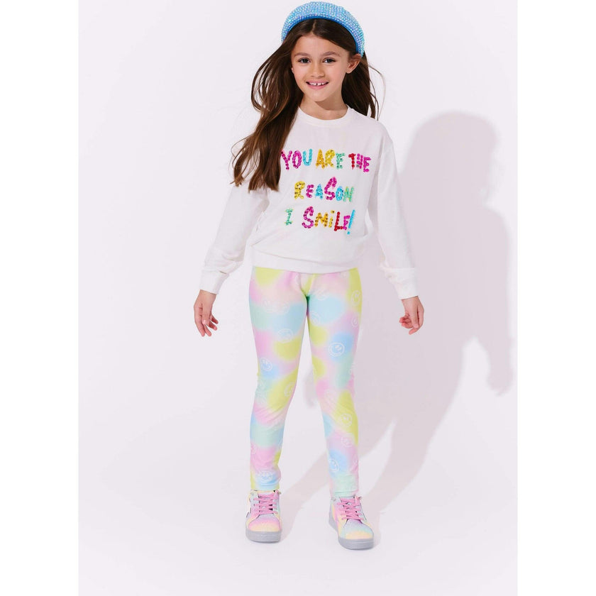 Rainbow Smiley Leggings