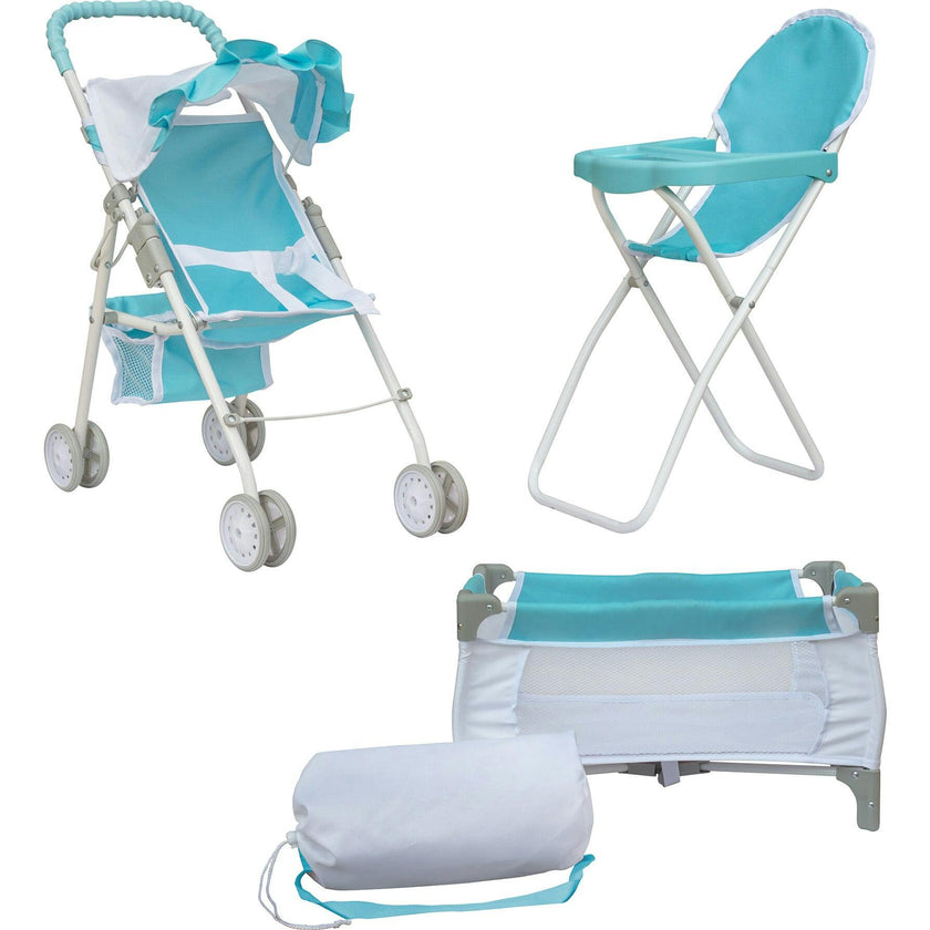 3-In-1 Baby Doll Nursery Set