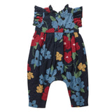 Baby Girls Jennifer Jumper - Navy Hibiscus Floral