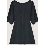 Galium Woman Short Dress Midnight Black