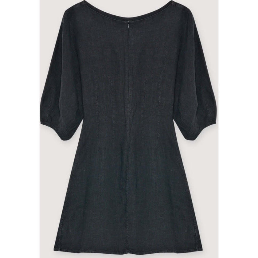 Galium Woman Short Dress Midnight Black