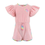 Velour Rainbow Gems Romper