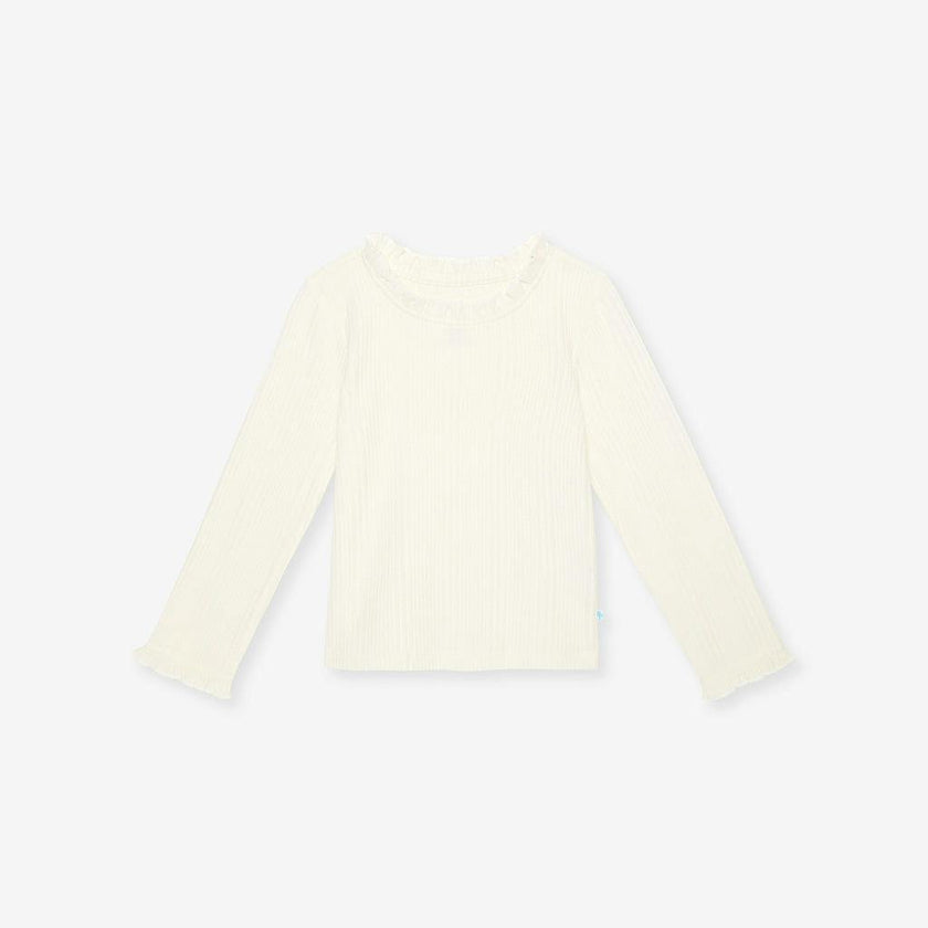 Ivory Pacci Ribbed Top