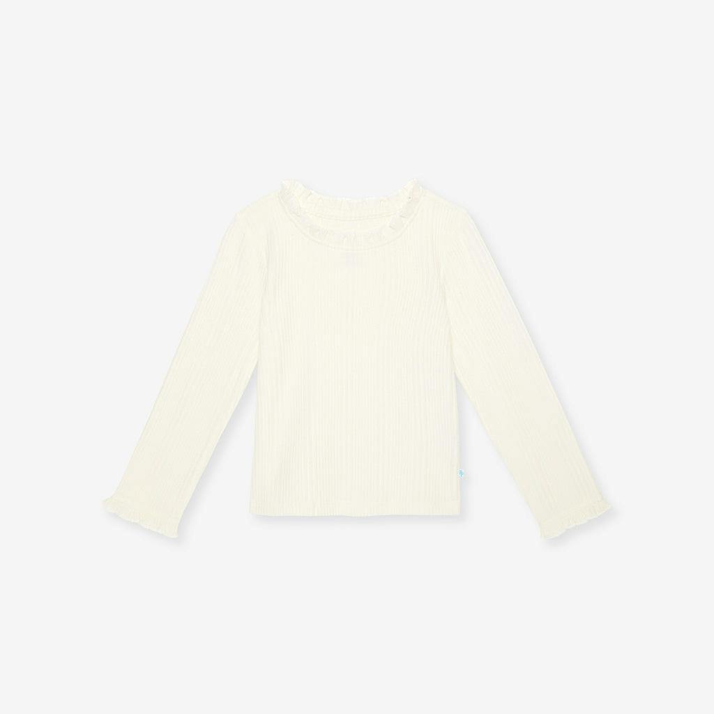 Ivory Pacci Ribbed Top