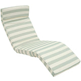 The Lounger Chair: Sea Sage Stripe
