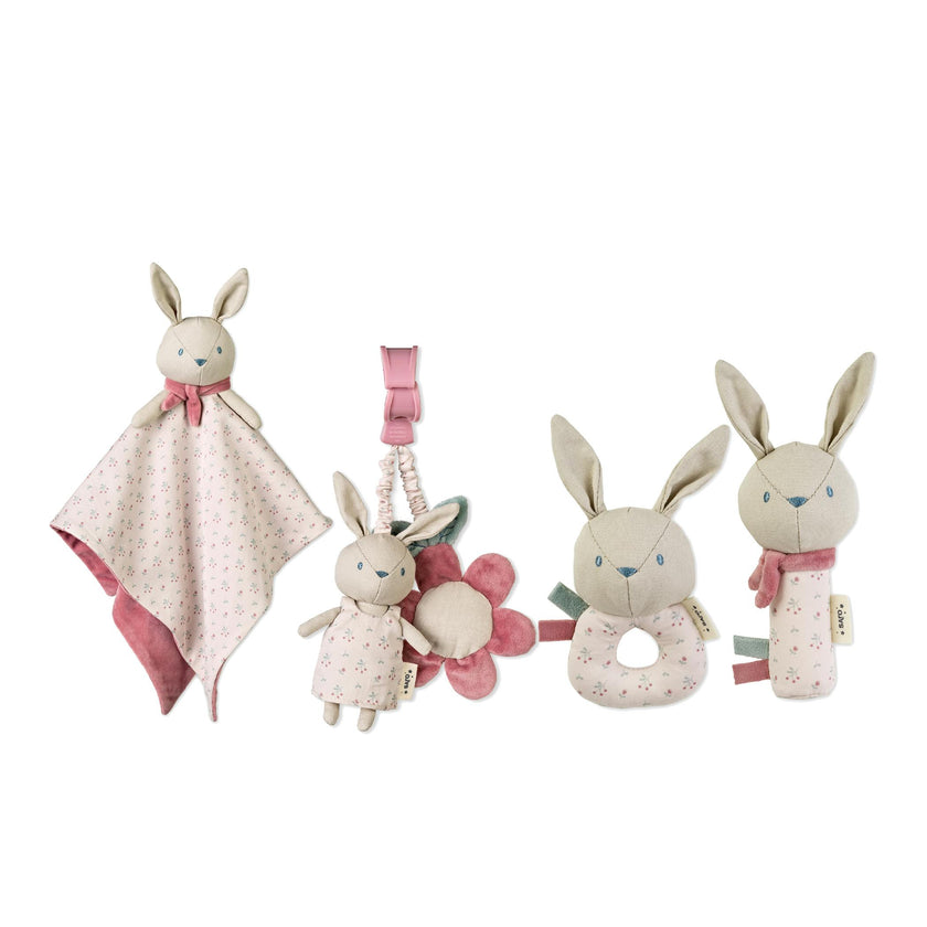 Cotton Bunnie Cozy Beginnings Gift Set Lily- Pink