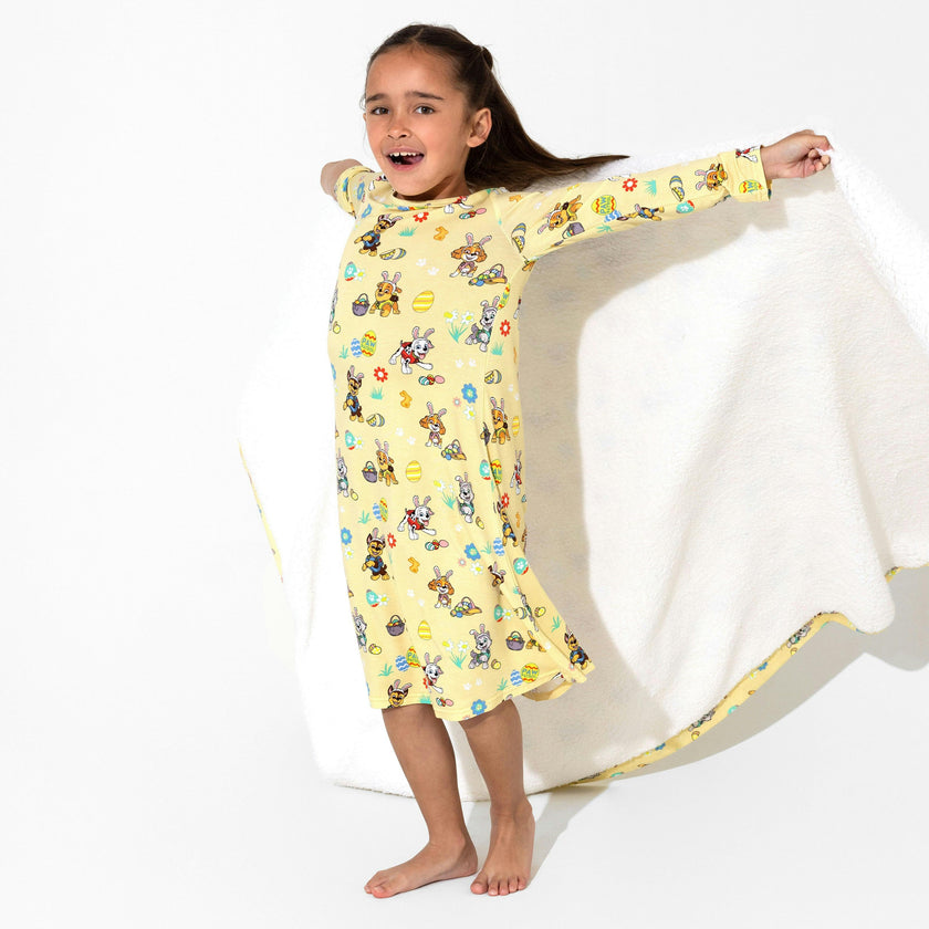 PAW Patrol: Bunny Fun Bamboo Girls' Long Sleeve Dress