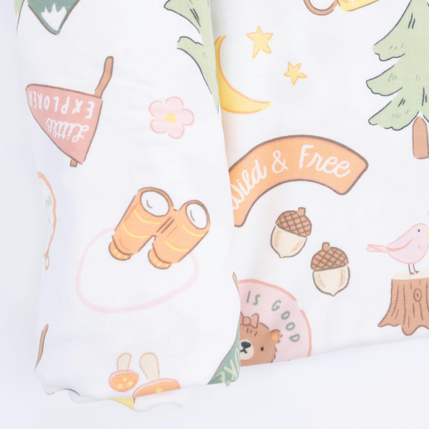 Camping Pink - Swaddle Blanket