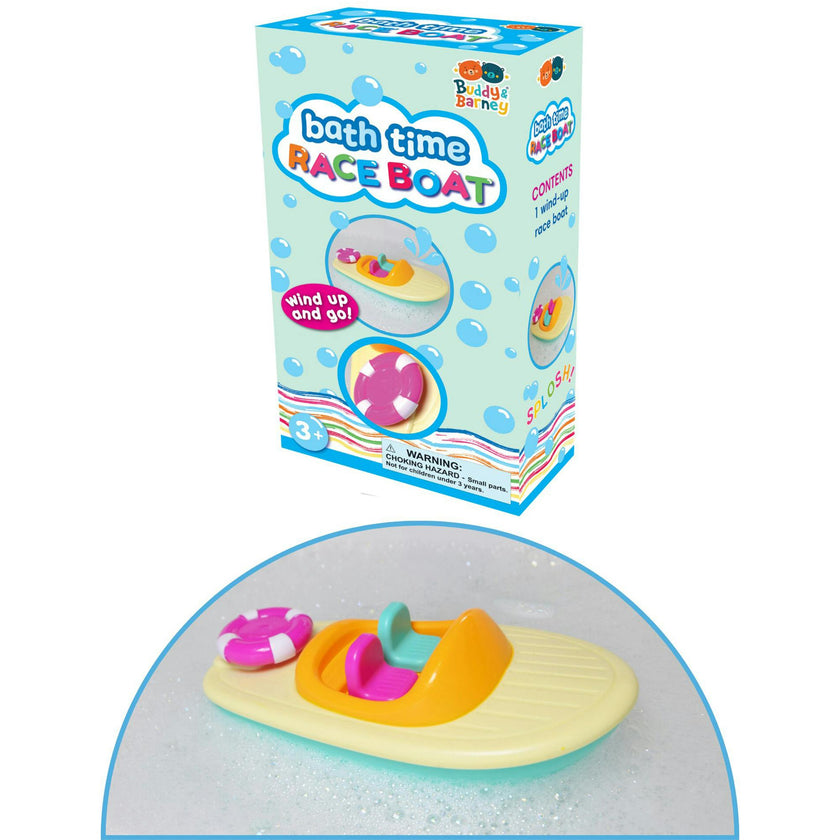 Bath Time: Wind-Up Race Boat
