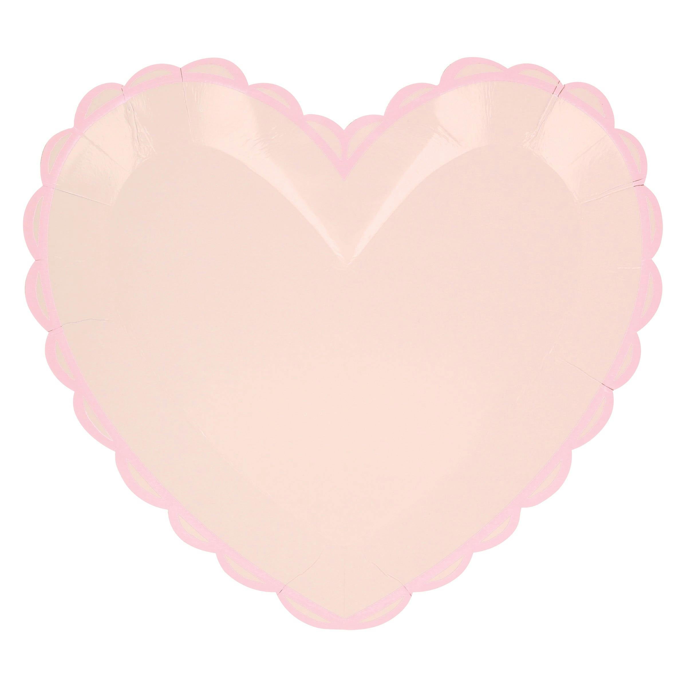 Pastel Heart Large Plates