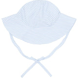 Powder Blue Stripe Sun Hat