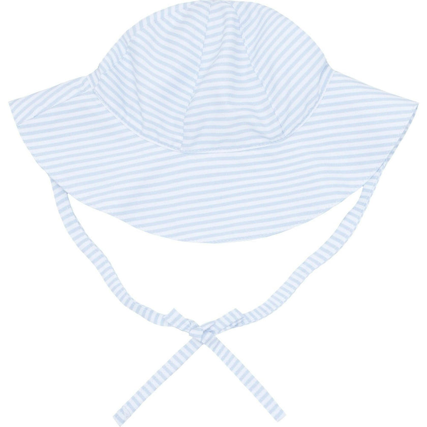 Powder Blue Stripe Sun Hat