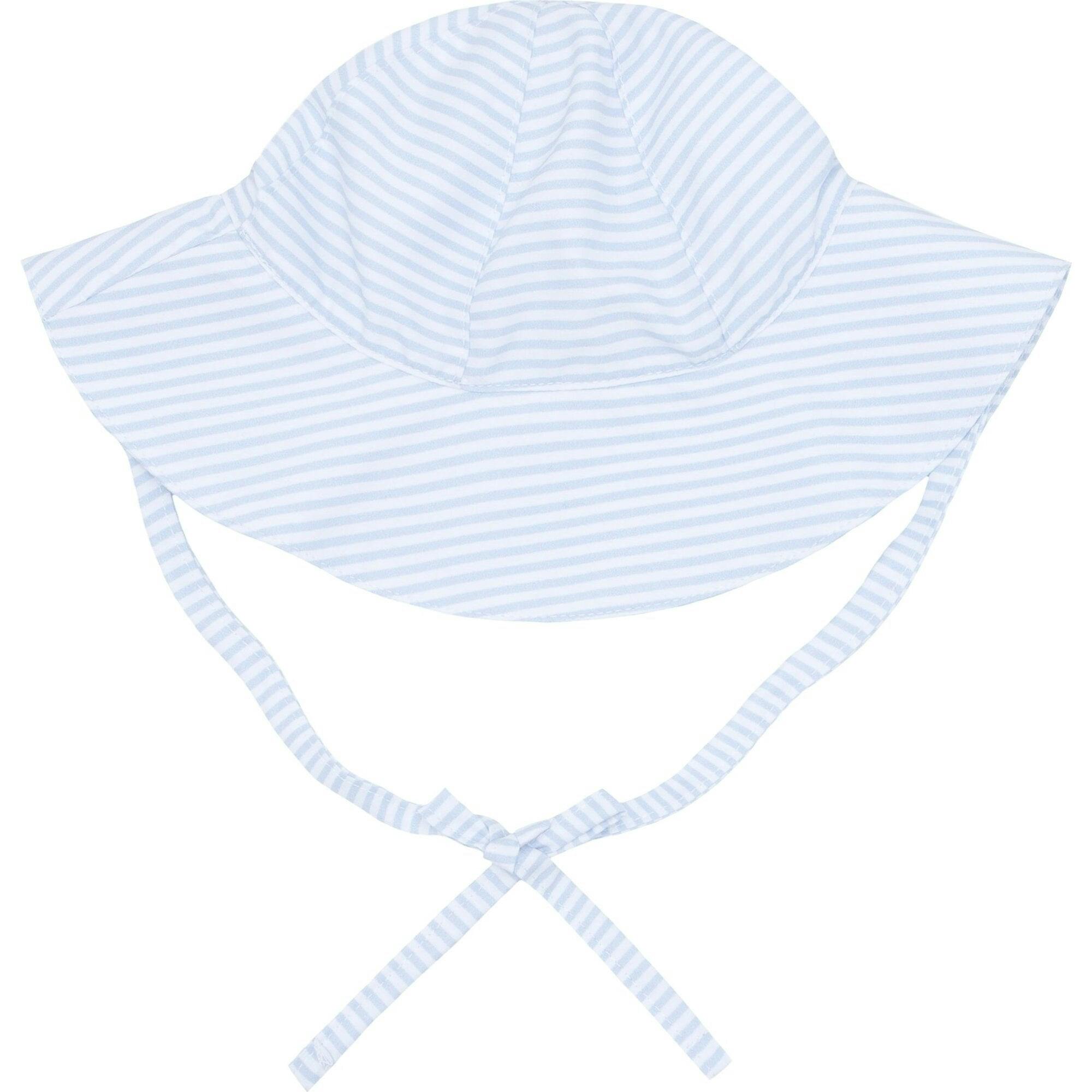Powder Blue Stripe Sun Hat
