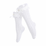 Heart Lace Ribbon Socks