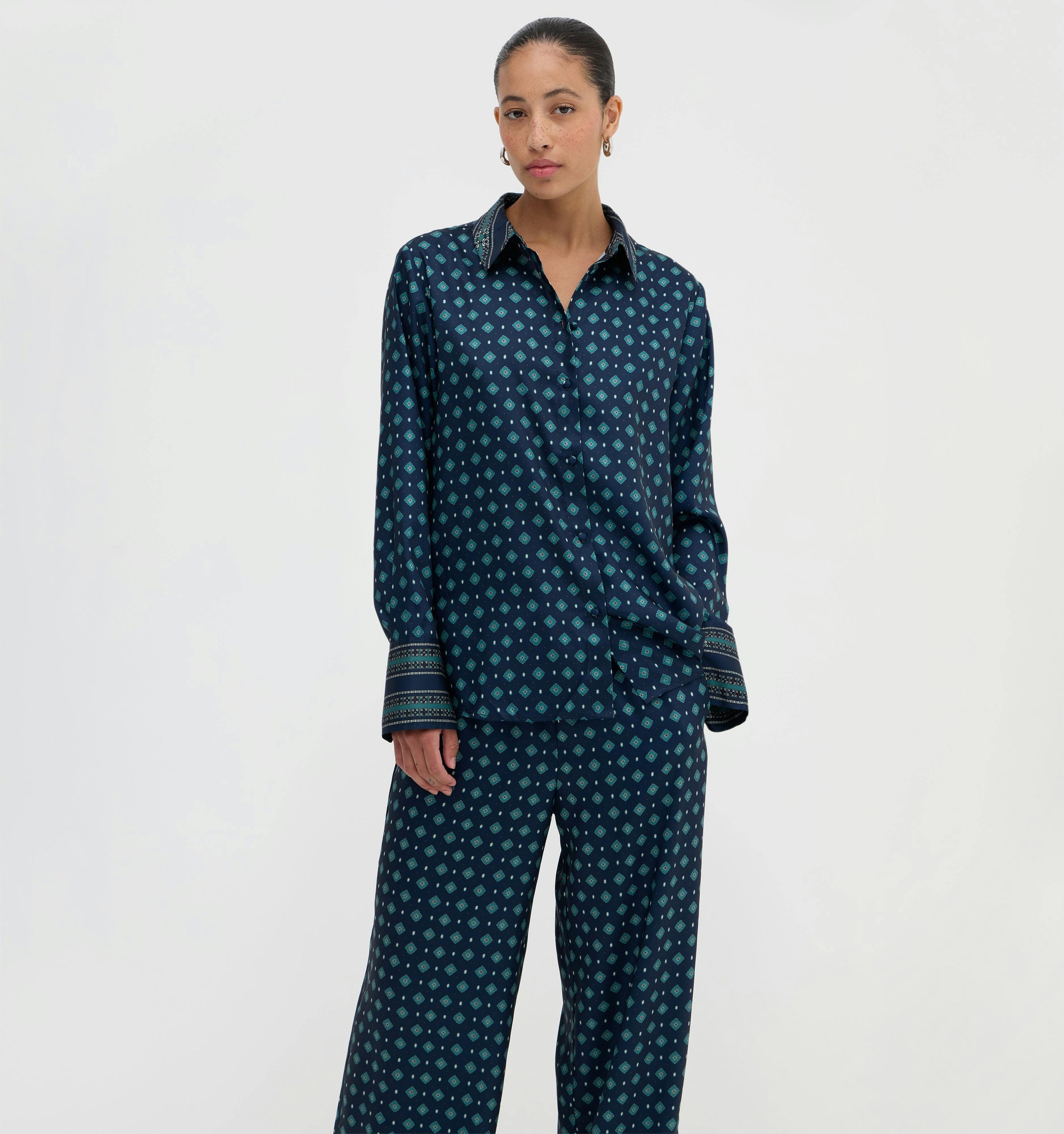 The Cannes Top - Juniper Foulard