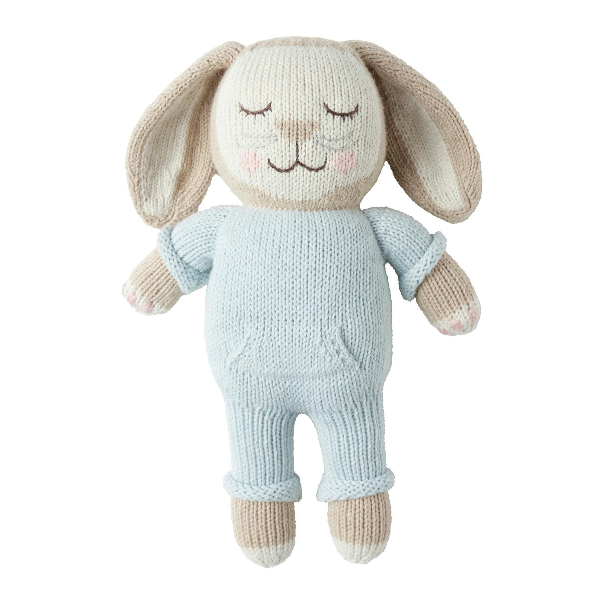 Pima Blue Crochet Bunny Large