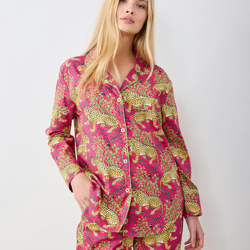 Bagheera - Long PJ Set - Hot Pink