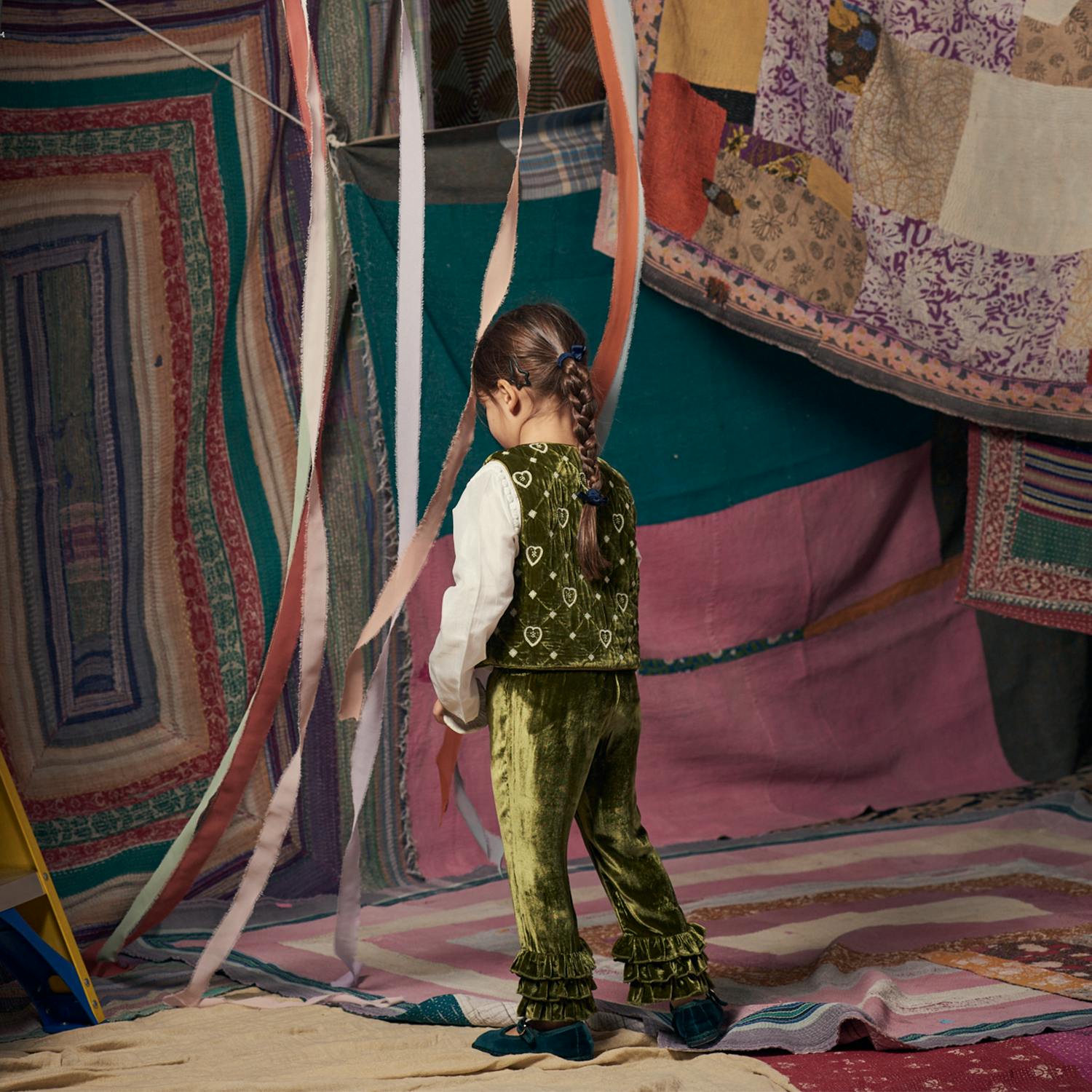Kids Tali Pants Green