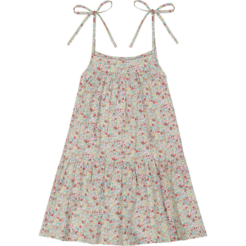 Iris Shoulder Tie Sundress Mini, Florals