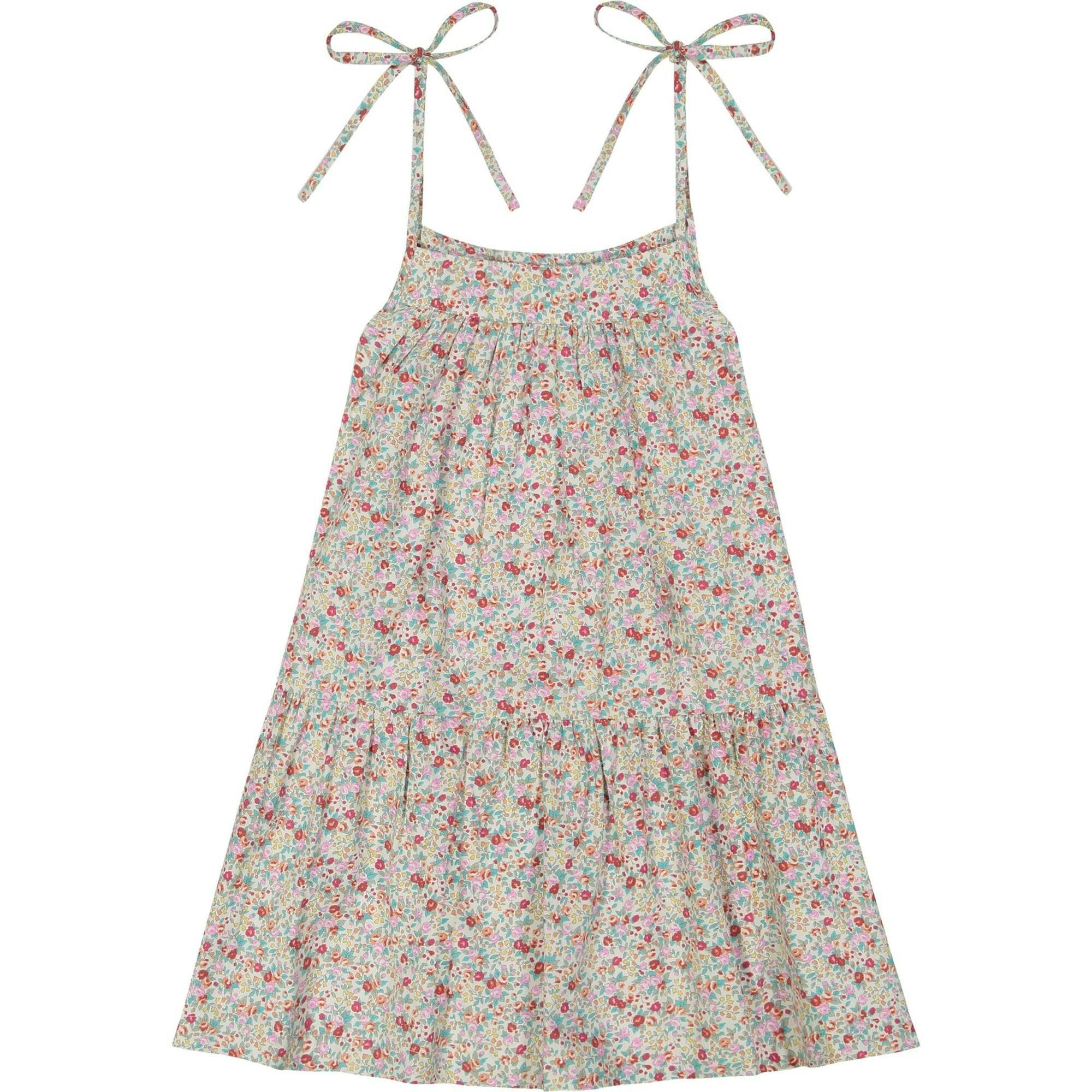 Iris Shoulder Tie Sundress Mini, Florals