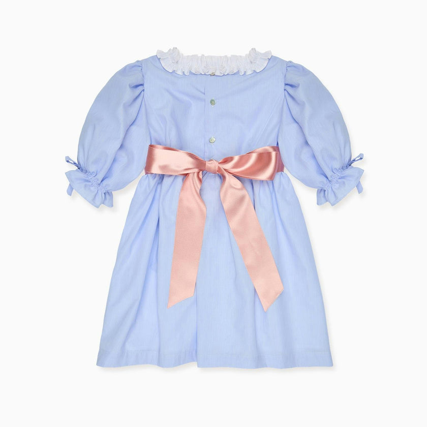 Nicky Hilton x La Coqueta Blue Stripe Milou Girl Dress