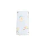 Vintage Spring Ducklings Green - Swaddle Blanket