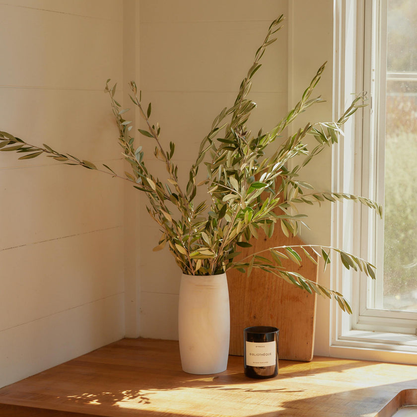 Ansel Handcrafted Wood Vase