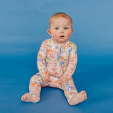 Bamboo Convertible Zip-Up Footie Pajama - Penelope