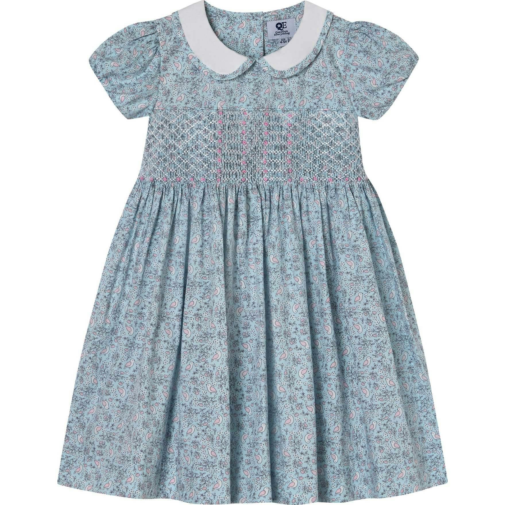 Hand-Smocked Girls Dress - Avis