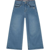 Classic Wide Leg Denim Pants