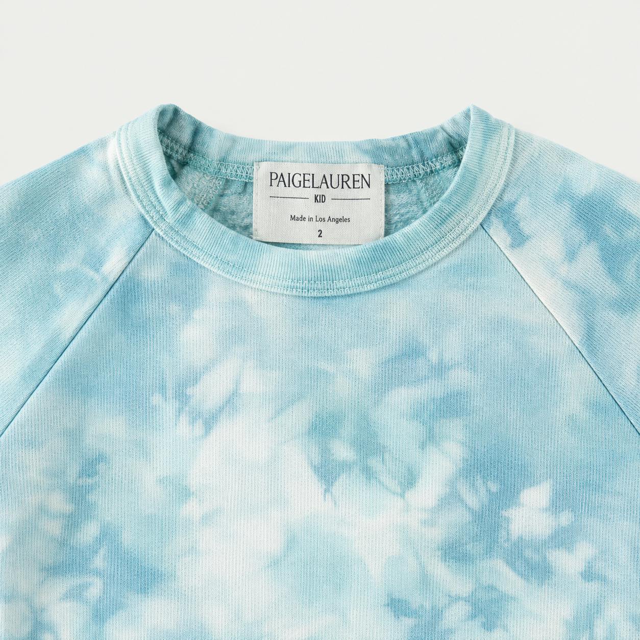 Ultra Light French Terry Garment Dyed 3/4 Sleeve Raglan Tee + Jogger
