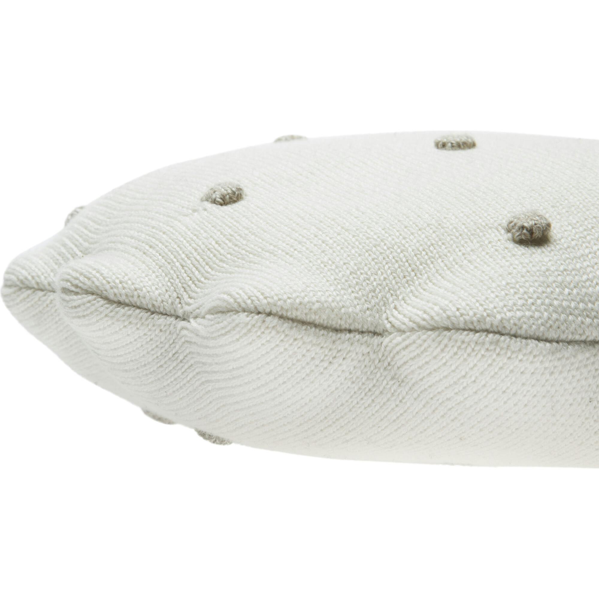Round Knitted Biscuit Cushion