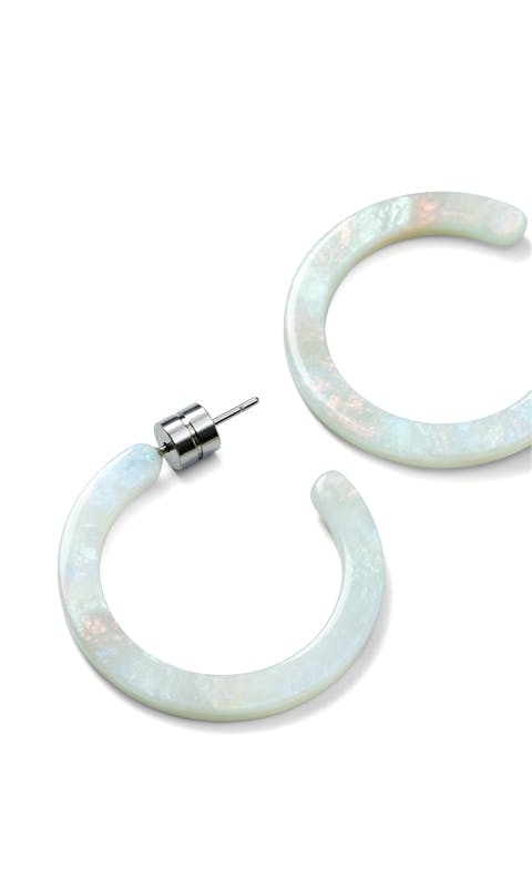 Mini Hoops in Astral Mint