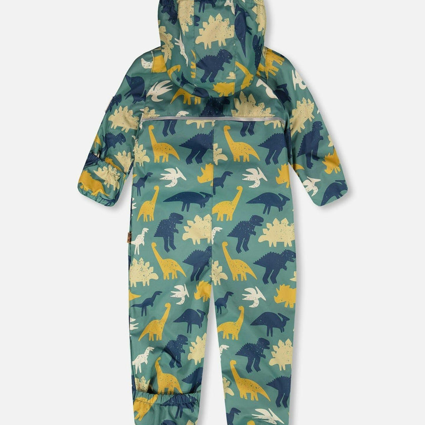 Baby Mid-Season One-Piece Outerwear With Hat