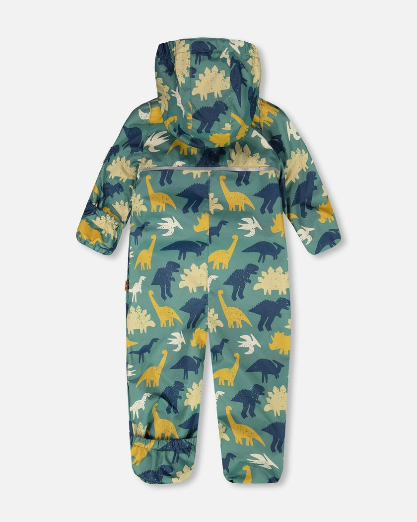 Baby Mid-Season One-Piece Outerwear With Hat