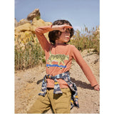 Fierce Skater Graphic Print Long Sleeve T-Shirt, Orange
