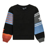 Striped Knit Fleece Top