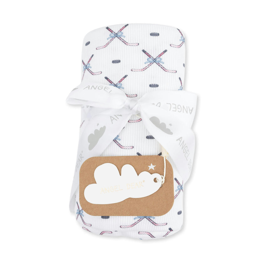 Simple Hockey Pink - Swaddle Blanket