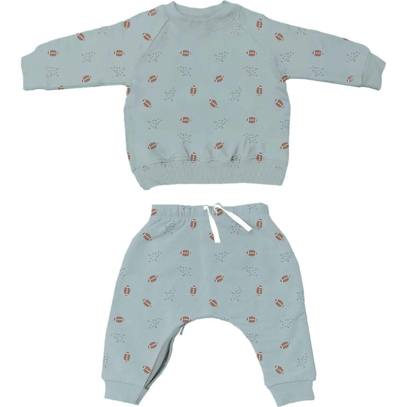 Fleece Sweatsuit, Blue