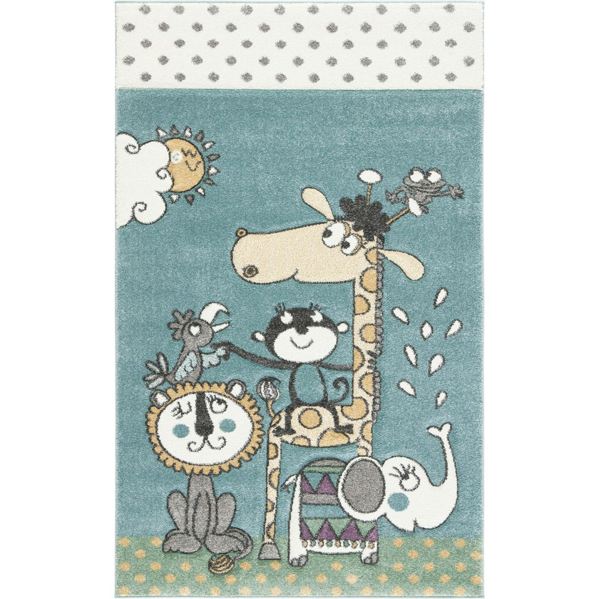 Carousel Kids Bronx Rug, Blue