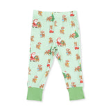 Vintage Reindeer & Santa Uni - Long Sleeve Loungewear Set