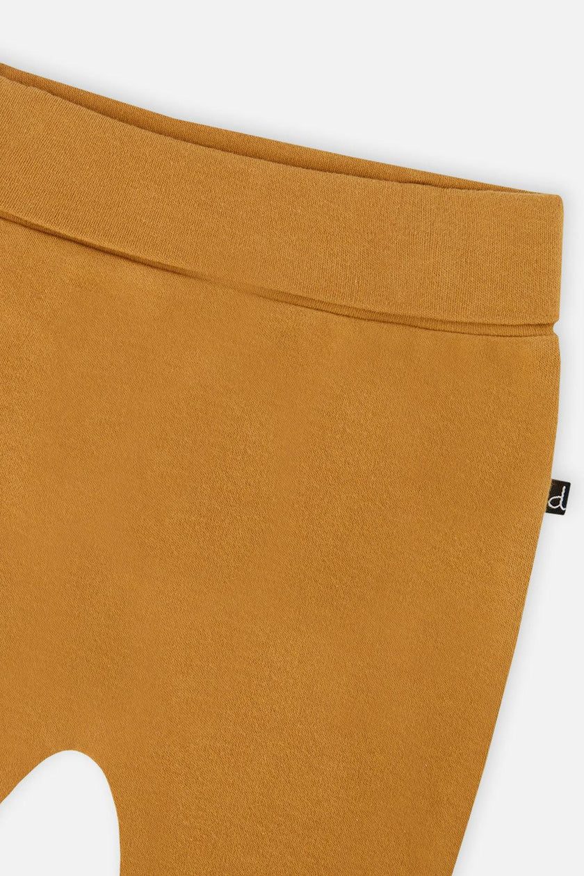 Organic Cotton Evolutive Pants Brown Cinnamon