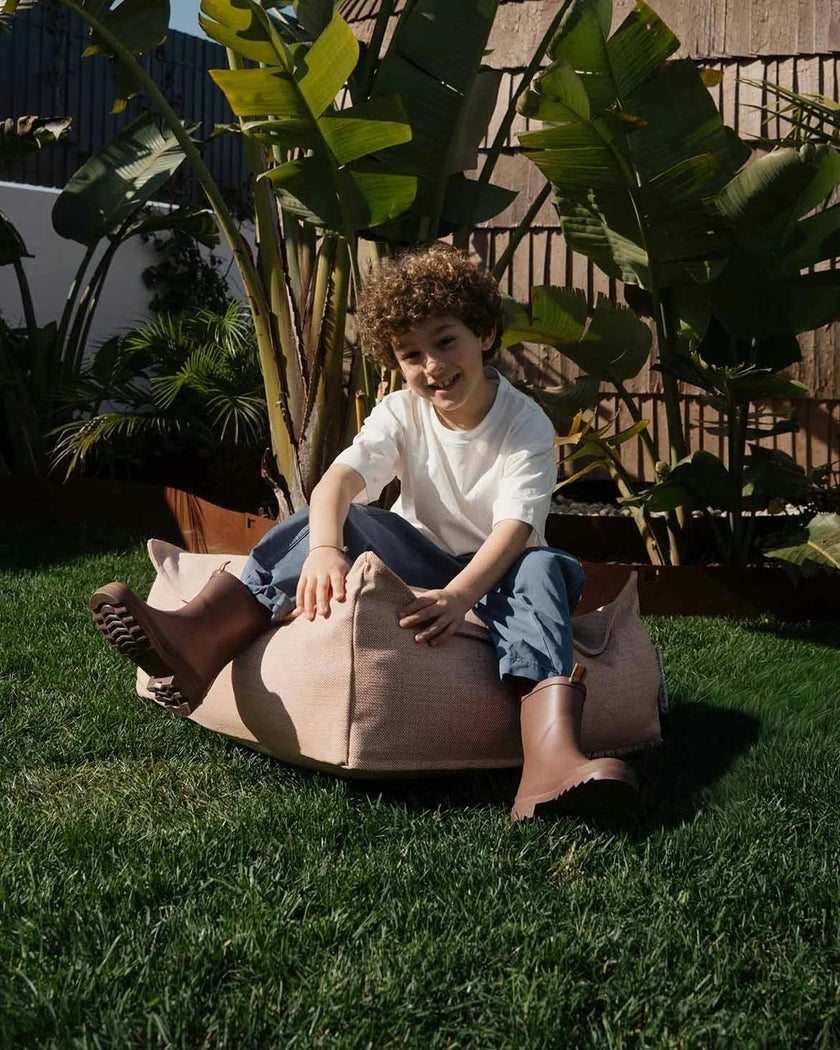 Seashell Outdoor Square Ottoman