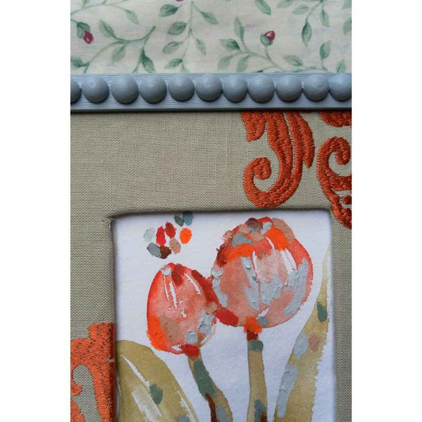 Slow Seeds No. 1 – Original Watercolor & Oil Pastel Painting