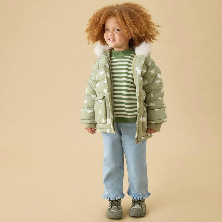 Polar Bear Water Repellent Padded Winter Coat