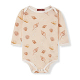 Seashells Bamboo Long Sleeve One Piece