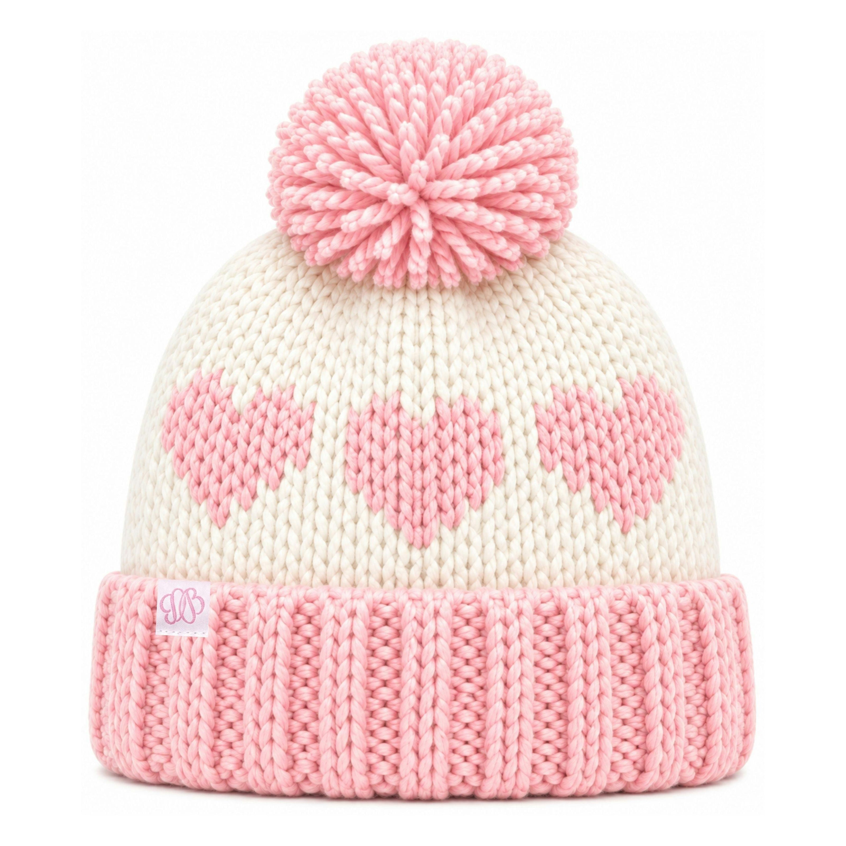 Hearts Knit Accessories Bundle
