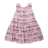 Girls Eloise Dress - Pink Bows