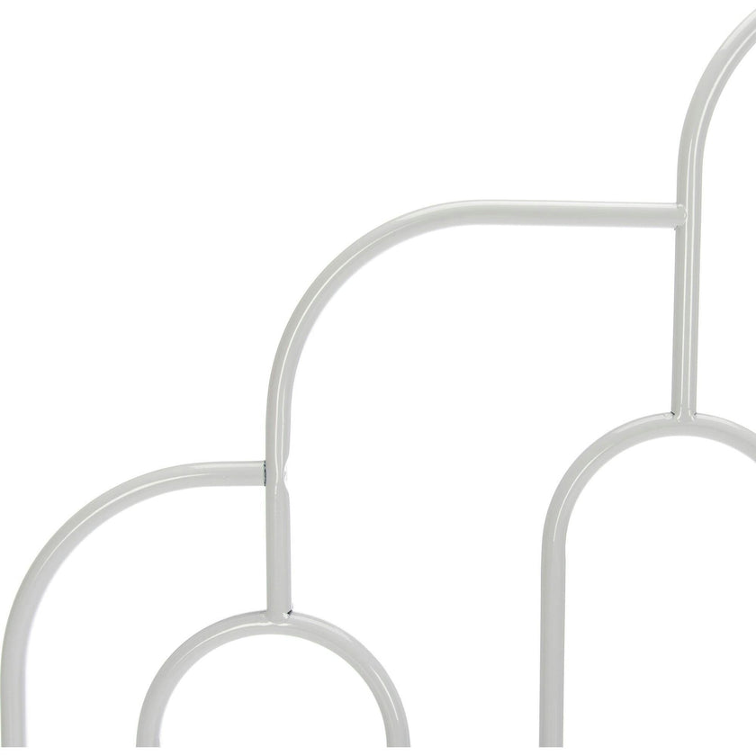 Paloma Metal Retro Bed, White